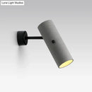 Minimalist grey led wall spotlight – bedroom matte sconce