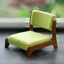 Minimalist light gray legless tatami chair living room meditation seat