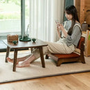 Minimalist light gray legless tatami chair living room meditation seat