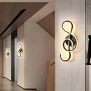 DecorBites™ Minimalist Line Art LED Sconce Light Fixture - Black Metal Wall Mounted Lamp for Hallways