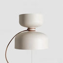Minimalist matte black & off-white pendant light dining room forged iron
