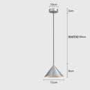 DecorBites™ Brushed Sliver Black Pendant Light Chandelier for Bedroom Kitchen Dining Room
