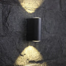 DecorBites™ Outdoor Wall LED Sconce Lamp: Tube Shaped, Metallic Minimalism, Black