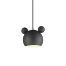 Minimalist matte cartoon mouse pendant light bedroom led lamp
