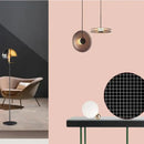 Minimalist matte glass pendant lights for dining room warm led illumination