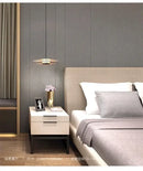 Minimalist matte glass pendant lights for dining room warm led illumination