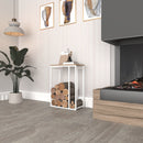 Minimalist Metal Log Rack