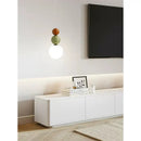 Minimalist nordic terracotta & sage pendant light bedroom