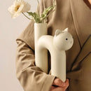 DecorBites™ Cathead H-Shaped Tube Vase for Flower Hydroponics Arrangement