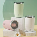 Minimalist pastel electric magnetic stirring coffee cup kitchen mug