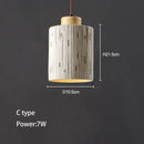 DecorBites™ Concrete High Pendant Chandelier for Bedroom, Restaurant, and Bar