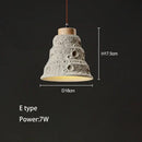 DecorBites™ Concrete High Pendant Chandelier for Bedroom, Restaurant, and Bar