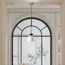DecorBites™ Ceramic LED Pendant Light Fixture Minimalist Wood Decor Hanging Lamp