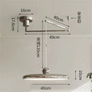 Minimalist red cream iron art pendant light for bedroom