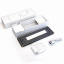 Minimalist silver foldable dimmable led desk lamp study room