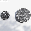 Minimalist terrazzo round led wall sconce bedroom light
