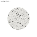 Minimalist terrazzo round led wall sconce bedroom light