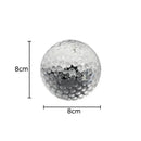 Minimalist textured glass crystal ball desk decoration bedroom decor