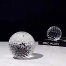 Minimalist textured glass crystal ball desk decoration bedroom decor