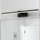 Minimalist white acrylic led vanity mirror light bathroom fixture
