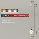 Minimalist white astronaut pendant light for children’s bedroom