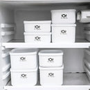 Minimalist white bento box – kitchen food storage container