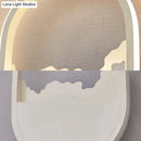 Minimalist white cloud led wall sconce bedroom mirror wall lamp
