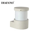 Minimalist white concrete outdoor wall lamp courtyard sconce