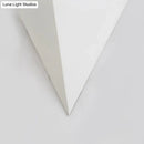 Minimalist white cone led wall lamp living room decor