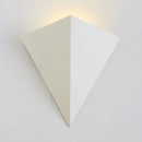 Minimalist white cone led wall lamp living room decor