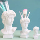 Minimalist white david portrait resin sculpture living room decor