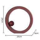 Minimalist white geometric circle desk ornament office decor