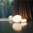 Minimalist white goose egg led floor lamp bedroom decor
