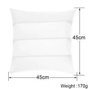 Minimalist white inflatable pillow core set of 4 bedroom inserts