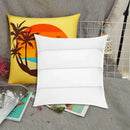 Minimalist white inflatable pillow core set of 4 bedroom inserts