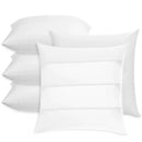 Minimalist white inflatable pillow core set of 4 bedroom inserts