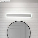 Minimalist white led vanity light bathroom wall sconce