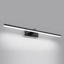 Minimalist white led wall mount light fixture bathroom vanity lighting