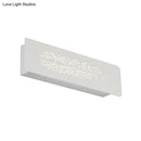 DecorBites™ 12" Minimalist Linear LED Wall Sconce in Black/White: Up and Down Iron Shade Wall Mount Lamp