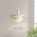 Minimalist white petal pendant light dining room decorbites cream style