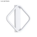 Minimalist white round square led wall sconce bedroom light