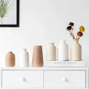 Minimalist white & terracotta decorbites ceramic vase dining room decor