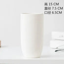 Minimalist white & terracotta decorbites ceramic vase dining room decor