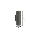 DecorBites™ Nordic Terrazzo Shade Up/Down Wall Sconce with 2-Bulb Cylindrical Lamp for Stairs