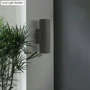 DecorBites™ Nordic Terrazzo Shade Up/Down Wall Sconce with 2-Bulb Cylindrical Lamp for Stairs