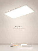Minimalist white ultra thin led ceiling light for living room