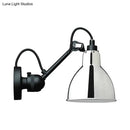 Minimalist yellow & black wall mounted lamp for living room