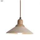 Minimalist yellow travertine stone pendant light for dining room