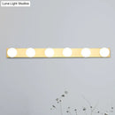 Minimalistic white 4 light vanity lighting fixture – bathroom open bulb