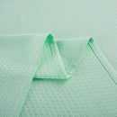 Mint green bamboo fiber cooling summer blanket bedroom diamond quilt